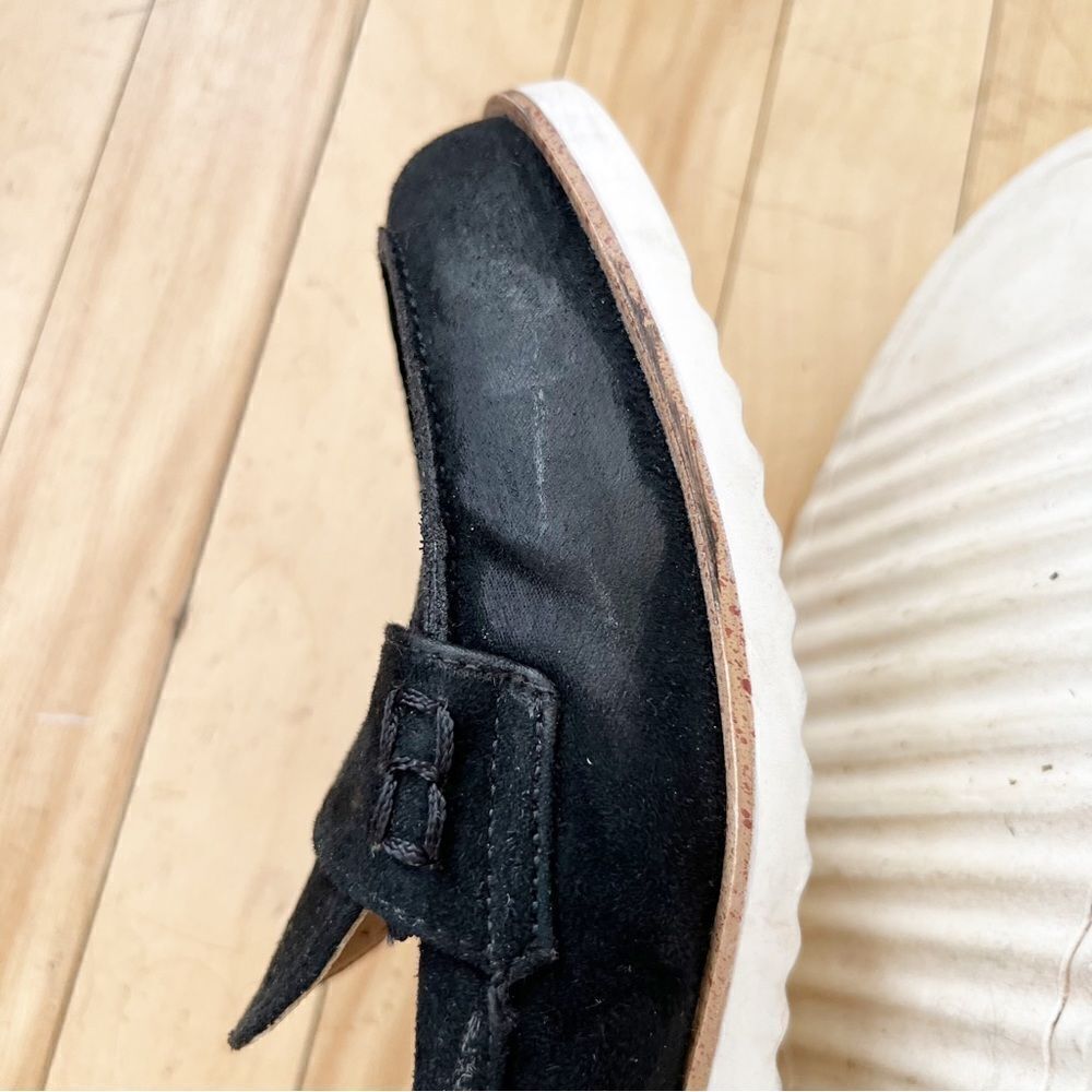 LifeStride Velocity ZaZa Black Suede Slip On‎ Loafer Shoes - Picture 10 of 12